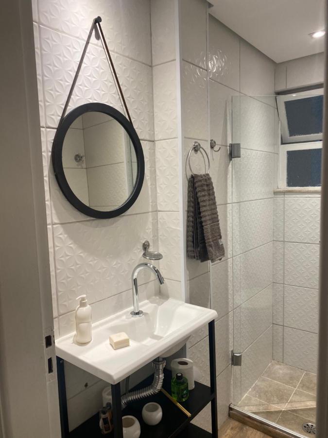 Apartamento Agradavel Em Santos Na Rua Da Praia. 외부 사진